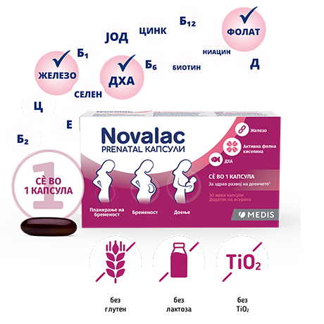Novalac Prenatal капсули